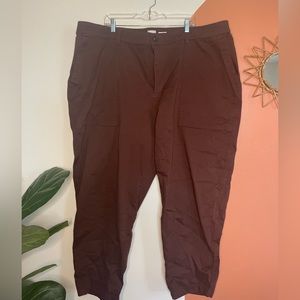 A new day plus size brown work pants. Size 24.